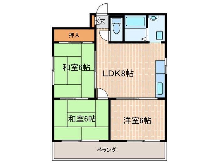 オーナーズマンション杭全の物件間取画像