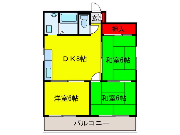 オーナーズマンション杭全の物件間取画像