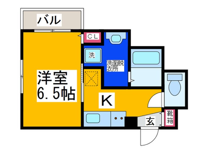 オーシャン青山の物件間取画像