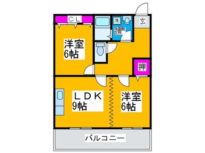 物件間取画像
