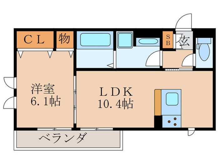 アグレアブルの物件間取画像
