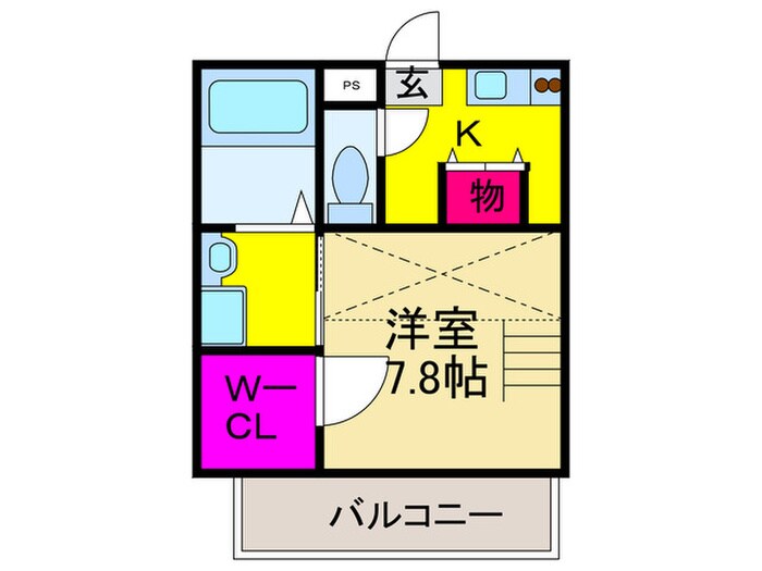 ブリリオ田辺の物件間取画像