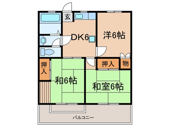 上池田OTホームの物件間取画像