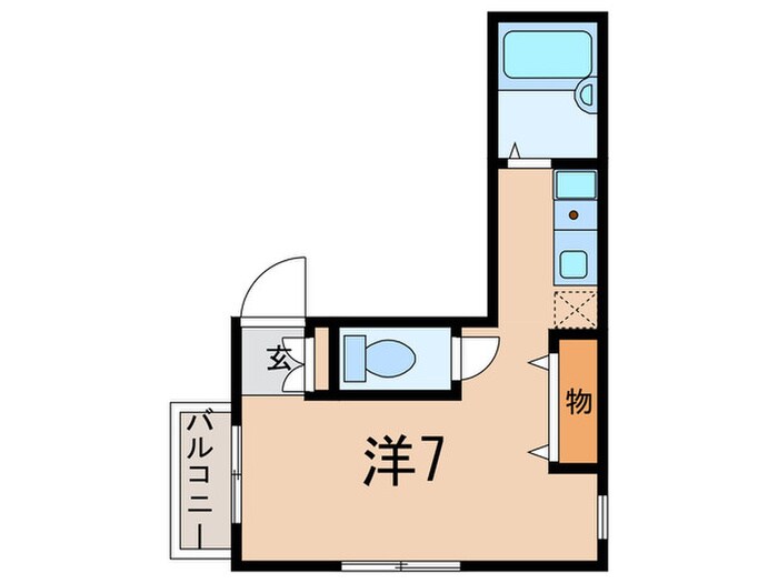 ファミール花実の物件間取画像