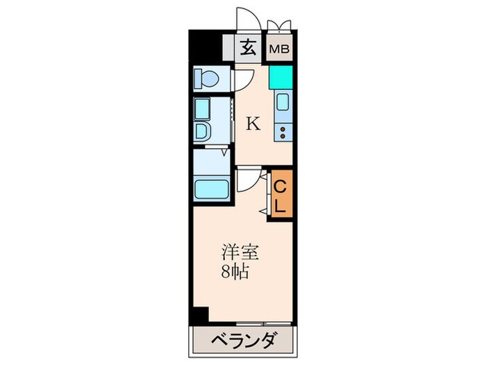 シティフラット尼崎の物件間取画像