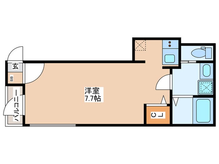 ハーモニーテラス今福西Ⅱの物件間取画像