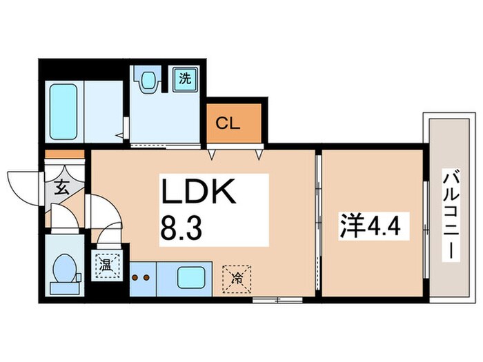 DОAHN巽西の物件間取画像