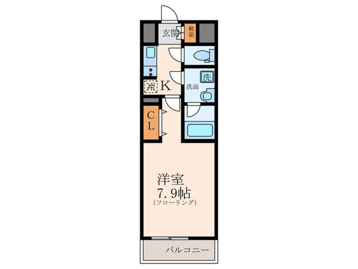 ｴｸｾﾙｺ-ﾄ昭和南通ﾌﾟﾗｲﾑﾚｼﾞﾃﾞﾝｽの物件間取画像