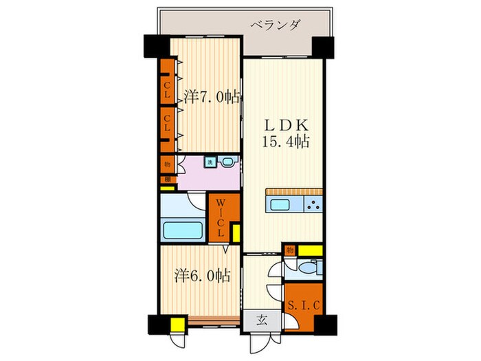 ES-Grande京都長岡天神の物件間取画像