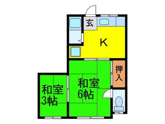 藤荘の物件間取画像