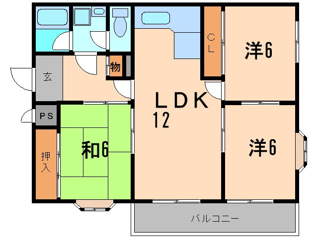 甲東イ－ストマンションの物件間取画像