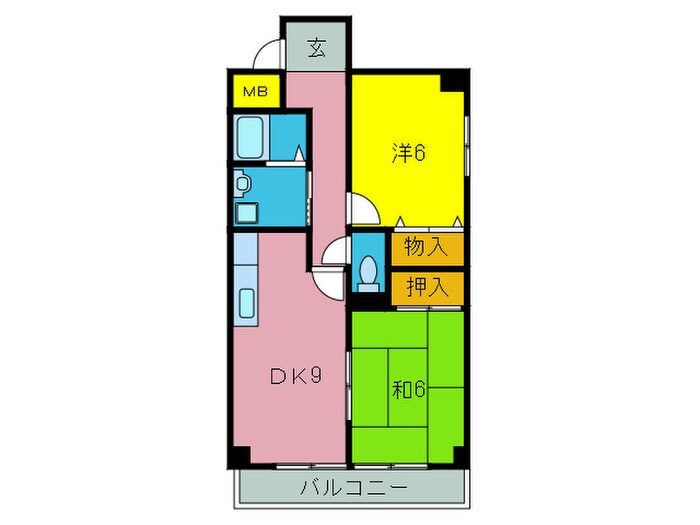 シャルマンエイトの物件間取画像