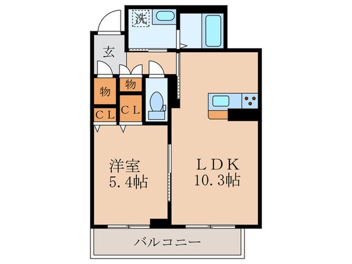 リヴェール久津川の物件間取画像