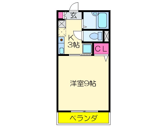 リバティーコートの物件間取画像