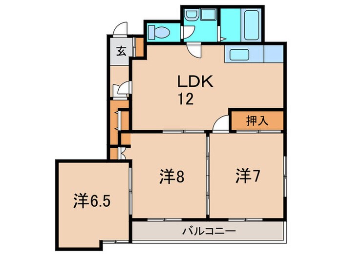 ＴＭプラザの物件間取画像