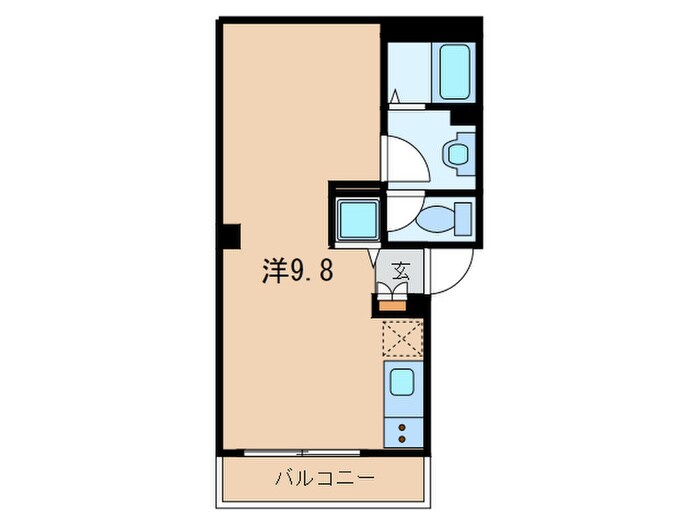 グランデ石屋川3の物件間取画像