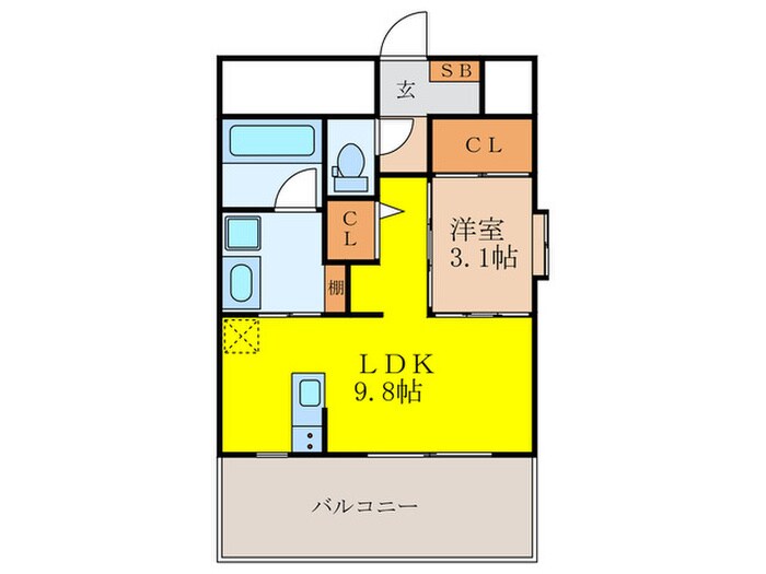 エル・セレーノ新大阪の物件間取画像