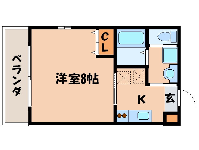 ア－バン御所南の物件間取画像