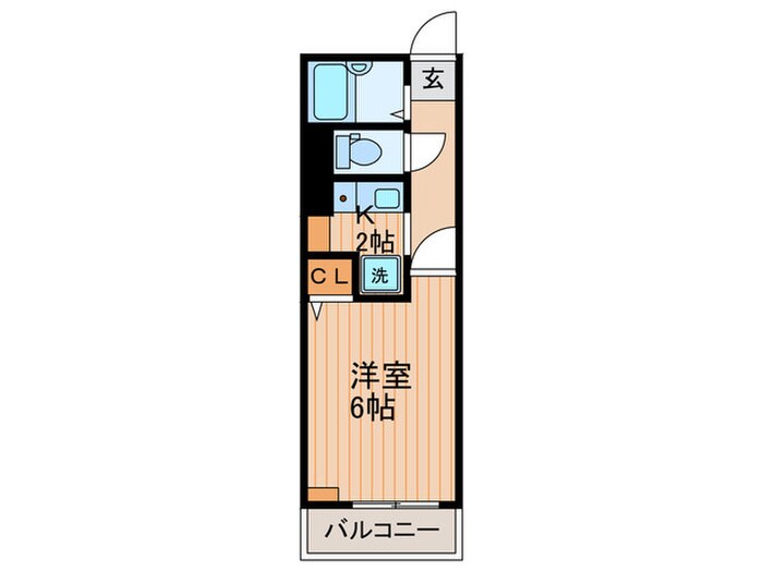 ドｩエルリングハウス刀根山の物件間取画像