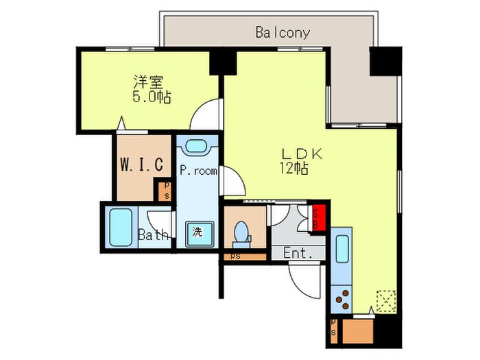 ラヴィベール上町台の物件間取画像