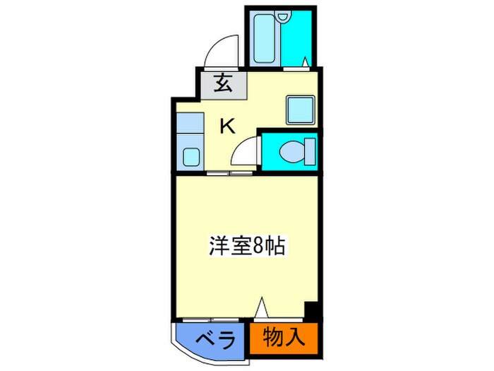 エビスビルの物件間取画像