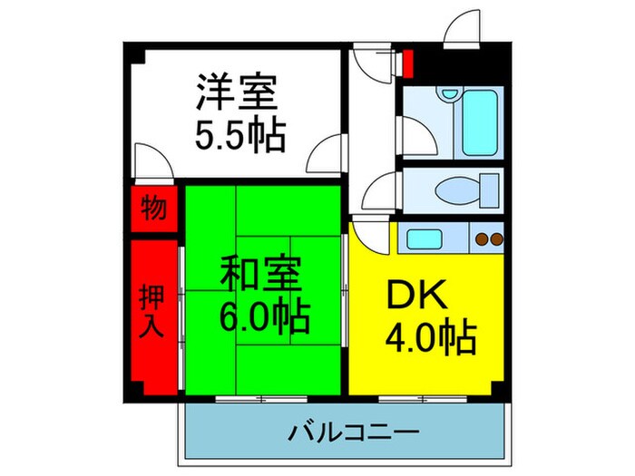 ユニコム緑地公園の物件間取画像