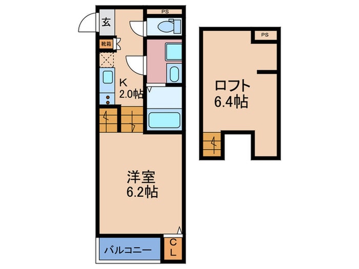 リヴェール東淀川の物件間取画像