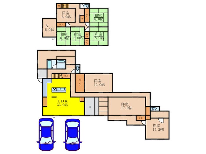 高槻市前島ハウスの物件間取画像
