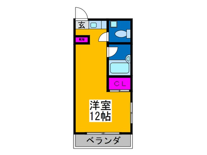 クリスタル長居の物件間取画像