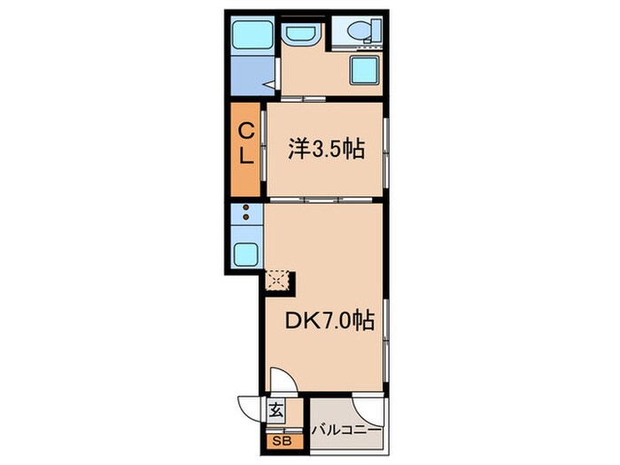 Warhol京都の物件間取画像