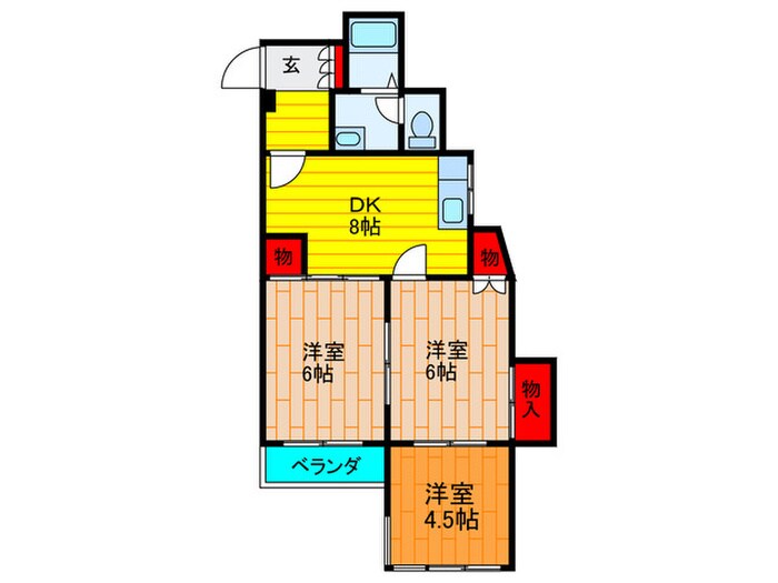 シティライフ柳の物件間取画像