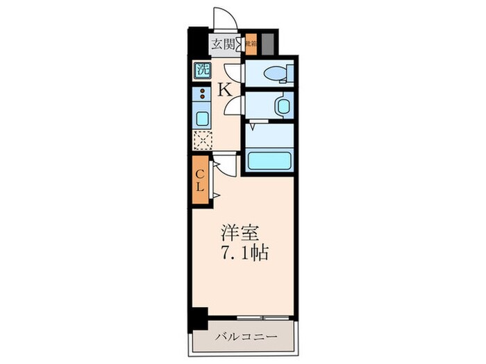 フレシール昭和通の物件間取画像