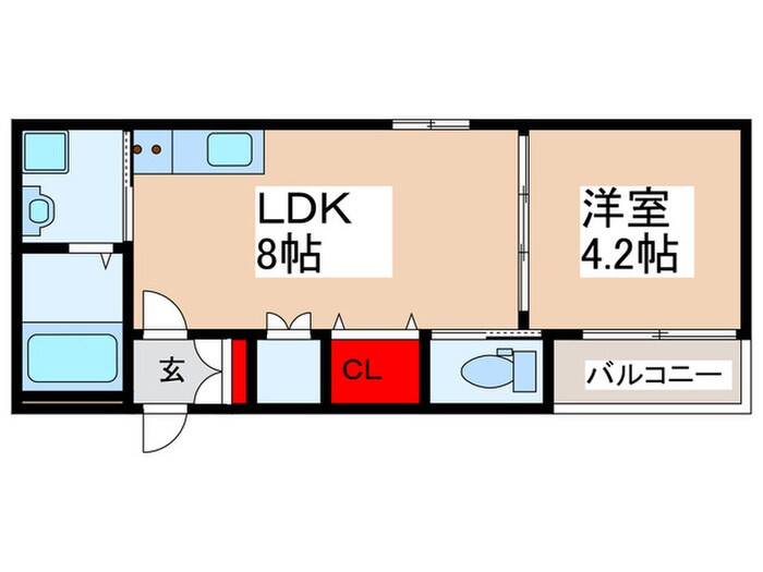 F　asecia　Classyの物件間取画像