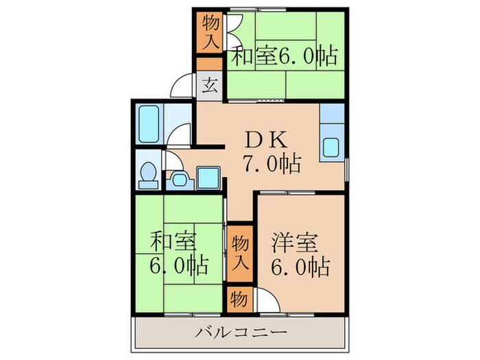 物件間取画像