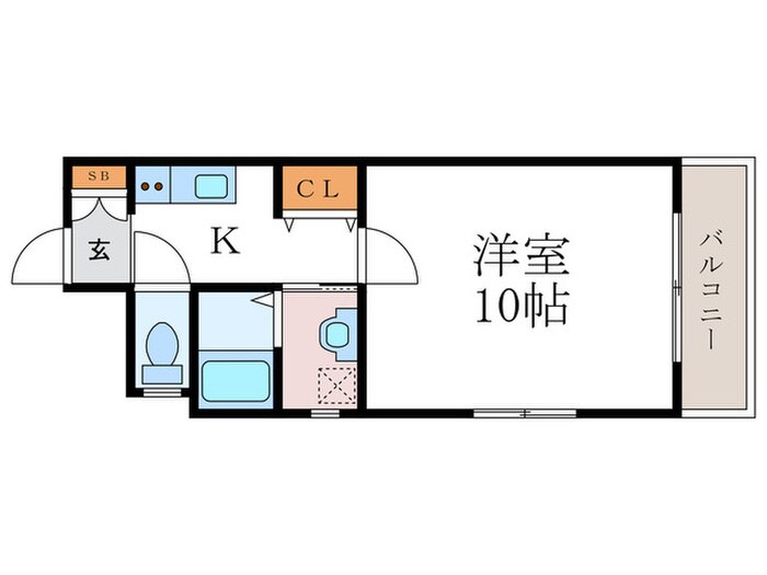 シャルレ桂坂の物件間取画像