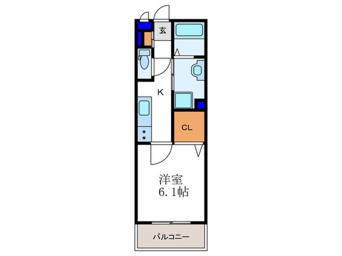 アリビオ向日町　Ｂ棟の物件間取画像