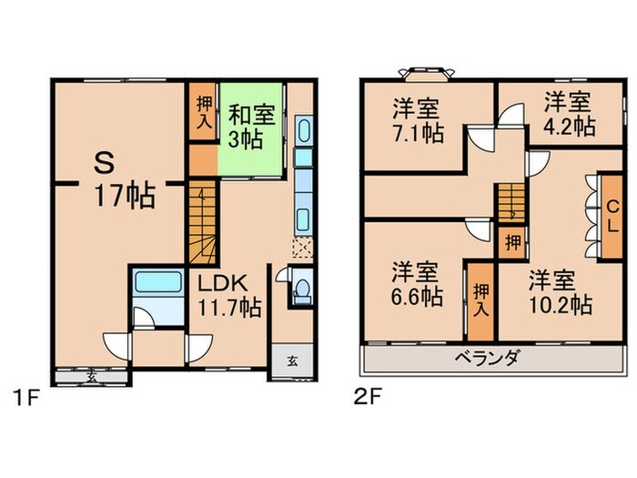 鍛冶町家屋の物件間取画像
