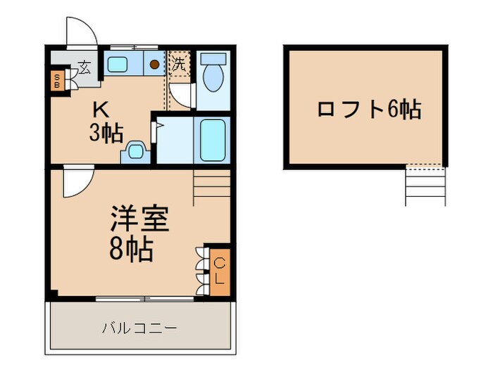 サウンドグレ－スＰａｒｔⅢの物件間取画像