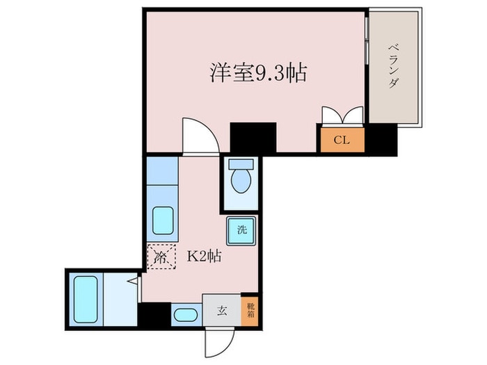 CASA VERDE高辻の物件間取画像