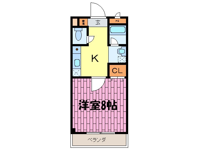 ハイツレバランスの物件間取画像