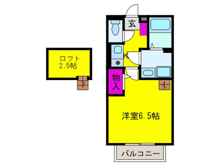 セジュ－ルＭＡＲＵＧＥＮ　Ｃ棟の物件間取画像