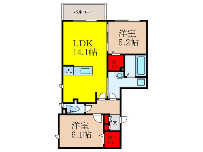 べリエの物件間取画像