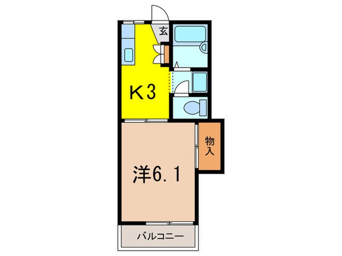 カ－サ仁川の物件間取画像