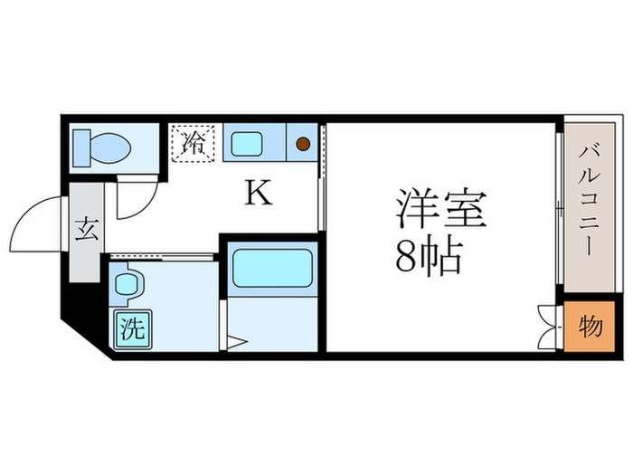 ヴィラ・デステ北白川の物件間取画像