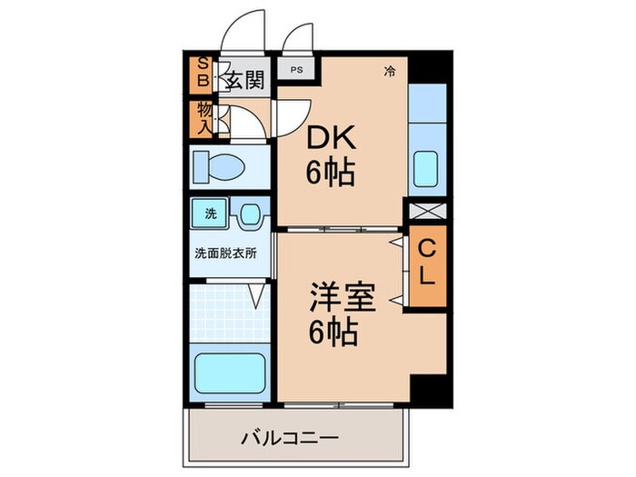 カシェット住吉の物件間取画像