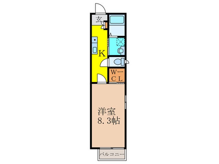 カーサ片山の物件間取画像