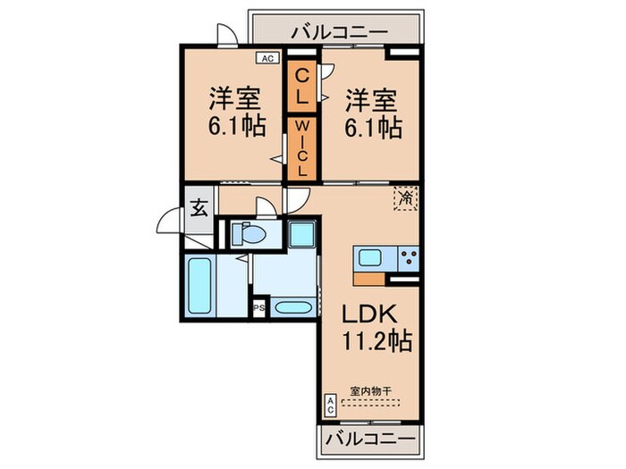 Feliz TORISIAの物件間取画像