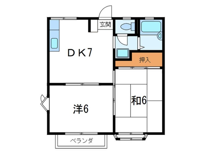 ヴェルデ北町の物件間取画像