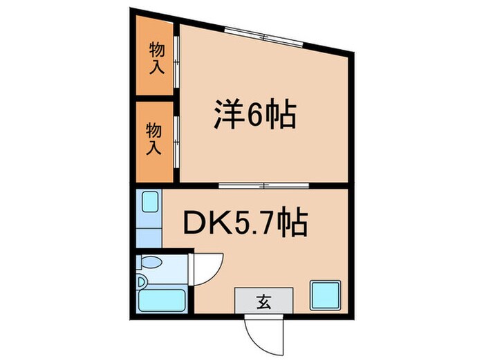 ネオ立花の物件間取画像