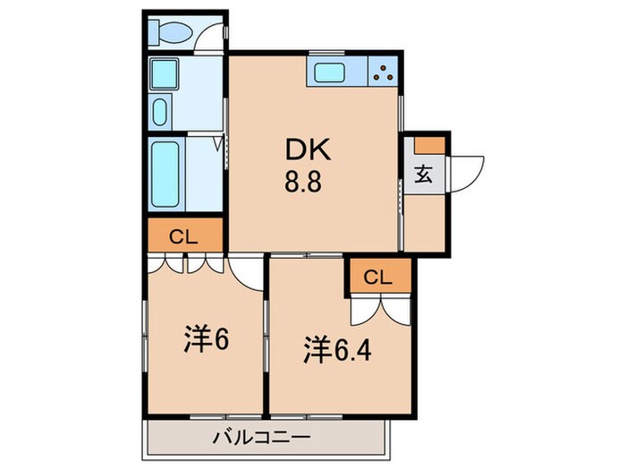 SophiaⅡの物件間取画像
